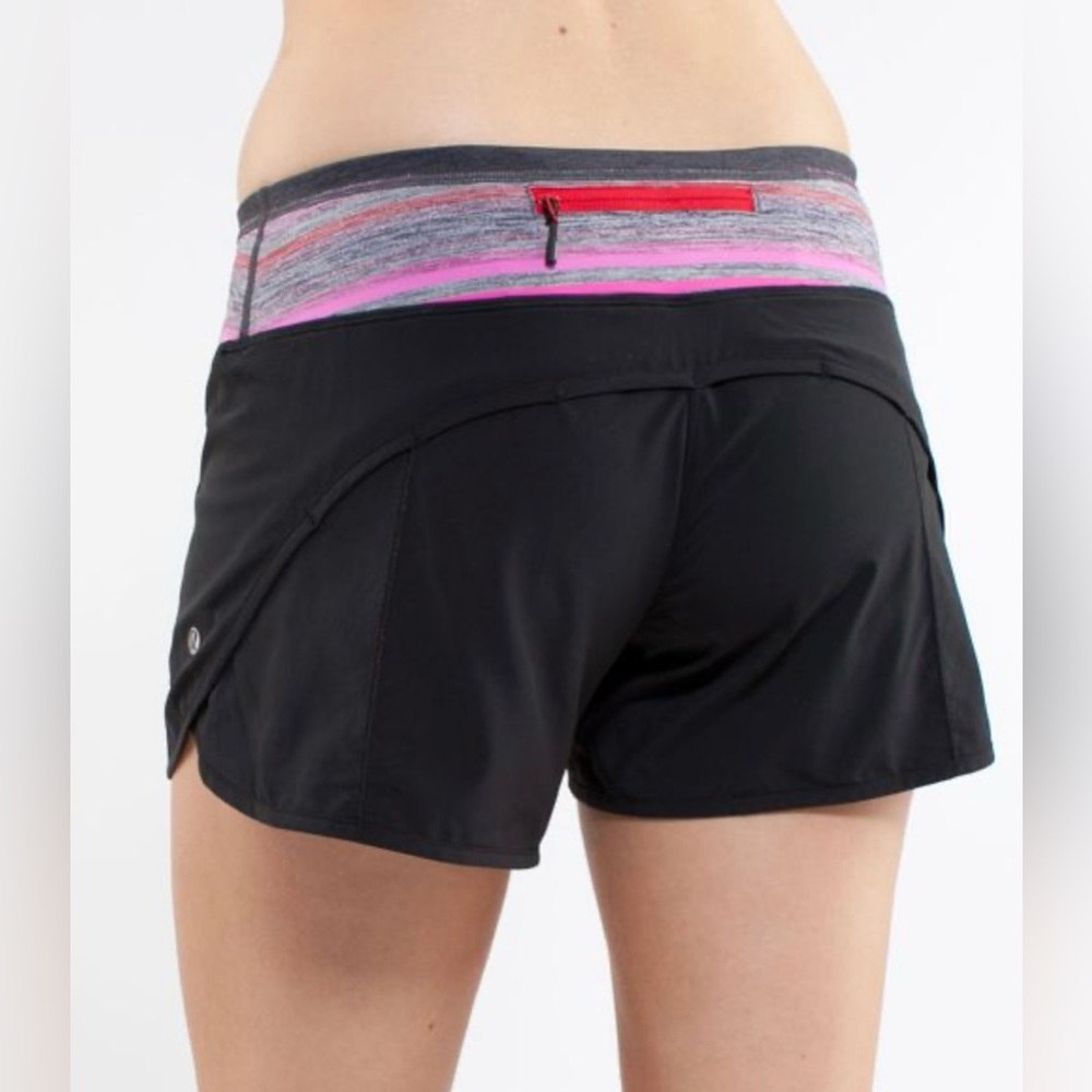 Lululemon Turbo Run Short black size 6